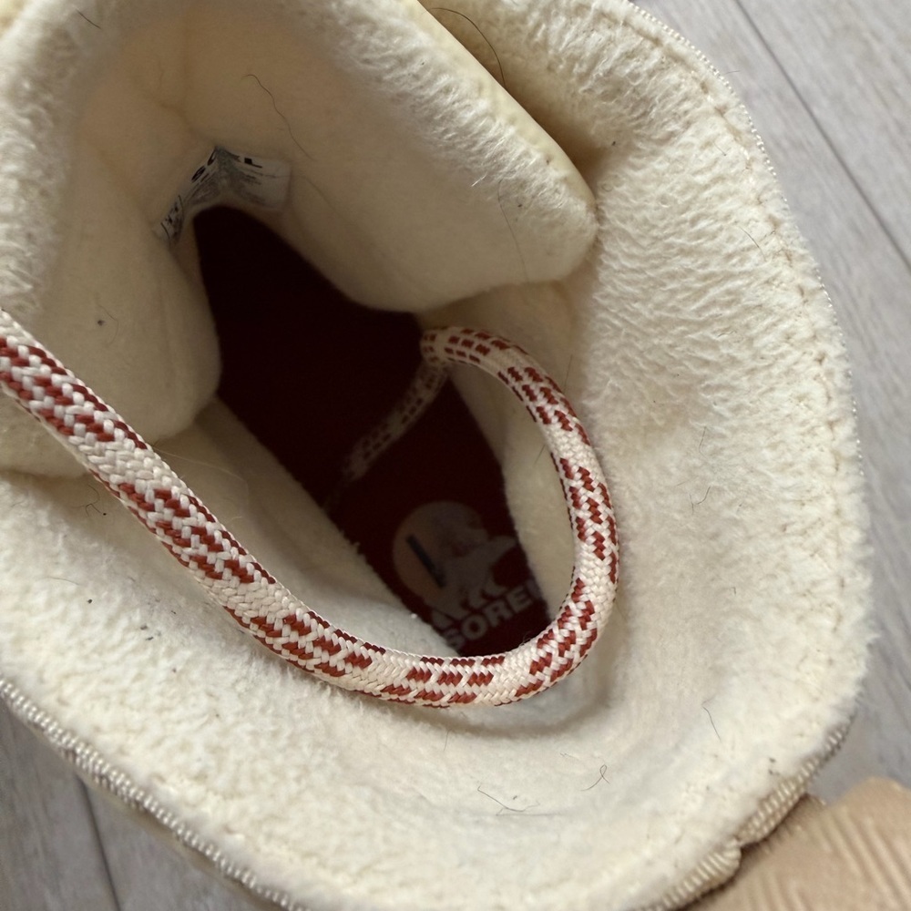 Sorel Waterproof Winter Boots Women’s Size 11 – Cream/Tan – Like New - Picture 4 of 11